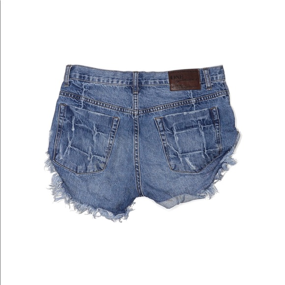 One Teaspoon Denim Shorts- Sz 27 - Picture 5 of 5